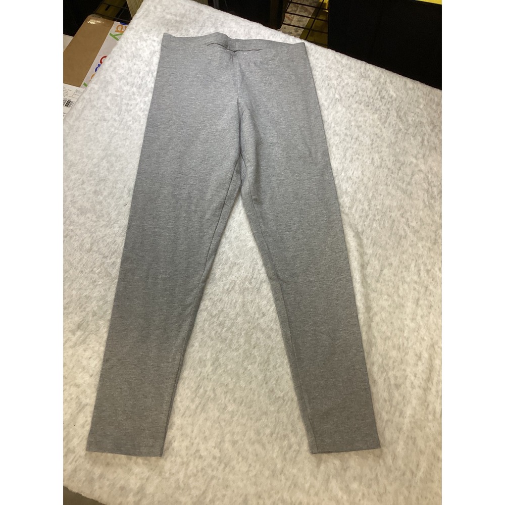 Member's Mark Girls Heather Gray Cotton Stretch Leggings Size L 10/12 VSCG253601